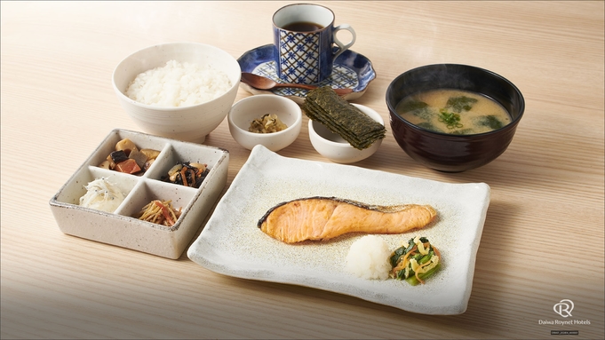 【朝食付き】★2024年5月31日御宿泊分より★朝5時〜10時：リニューアルした5種類の定食から選択